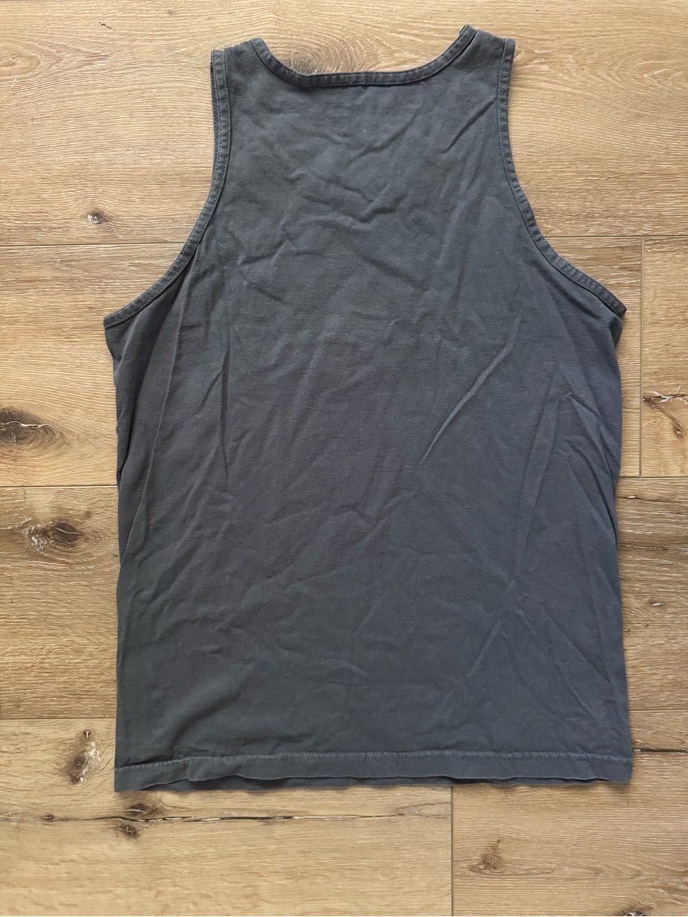 Volcom Gray Logo Tank with Subtle Ink Print - Picture 2 of 4